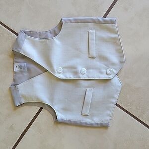 Fancy dress up baby formal vest